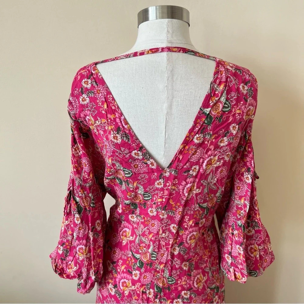 Misa Los Angeles Johanna Dress In pink Falaise Floral 17476 - Picture 12 of 15